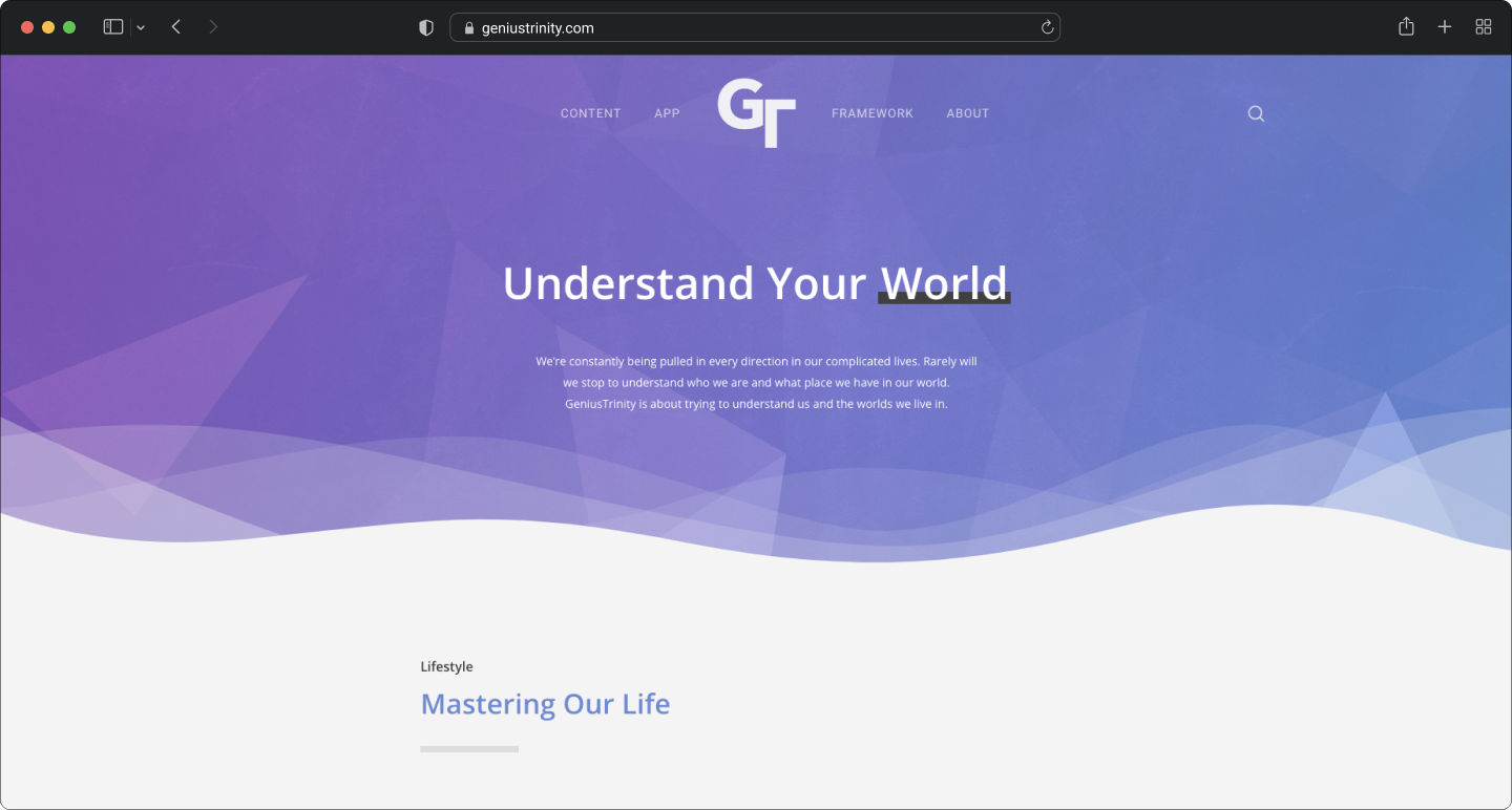 GeniusTrinity Website